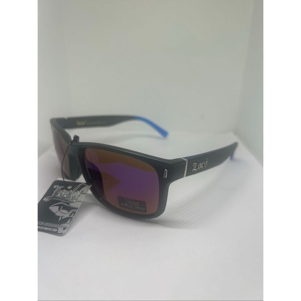 Locs Mirrored UV400 Square Wrap Sunglasses New with Tags